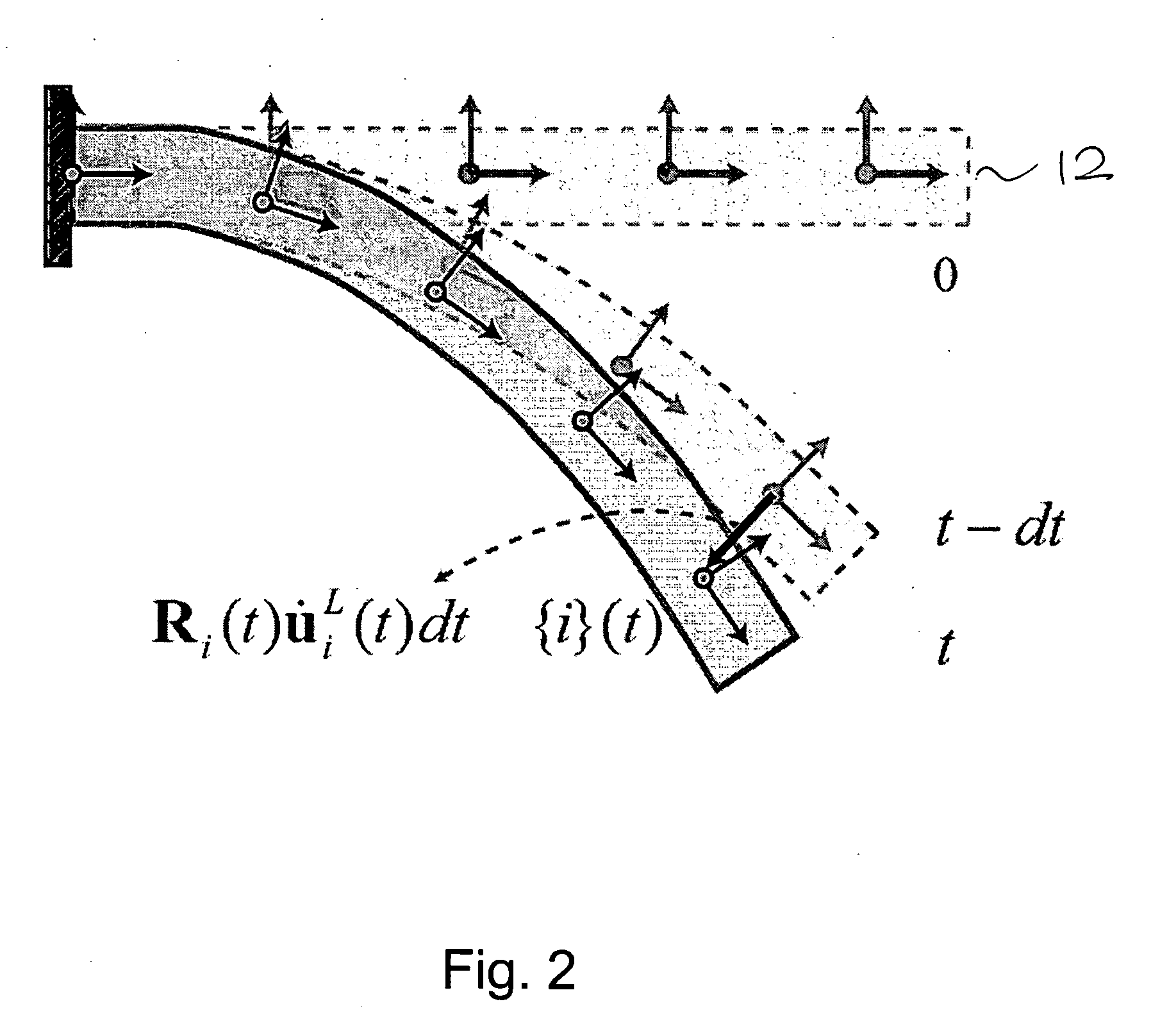 Method and system of real-time graphical simulation of large rotational deformation and manipulation using modal warping