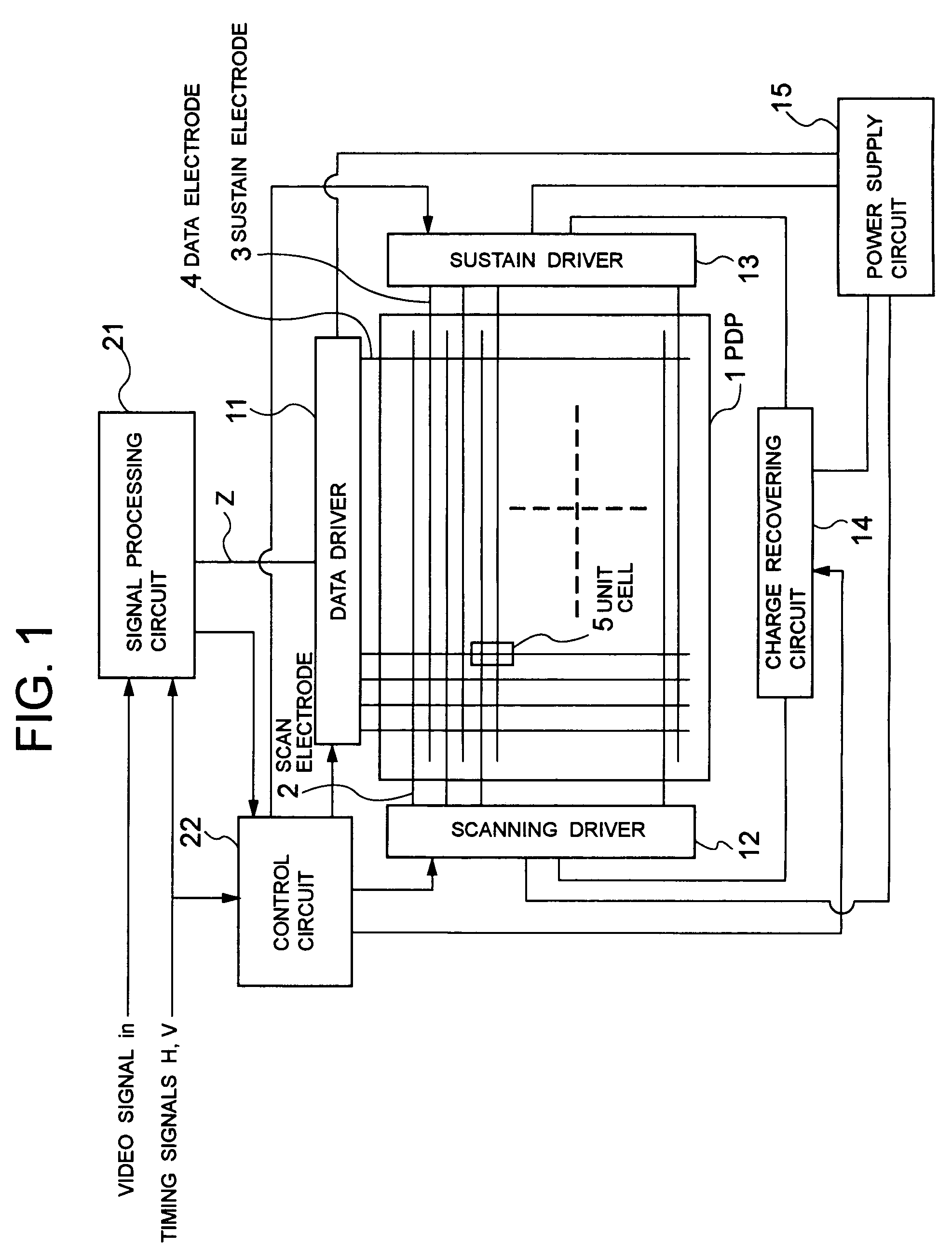 Plasma display and drive method for use on a plasma display