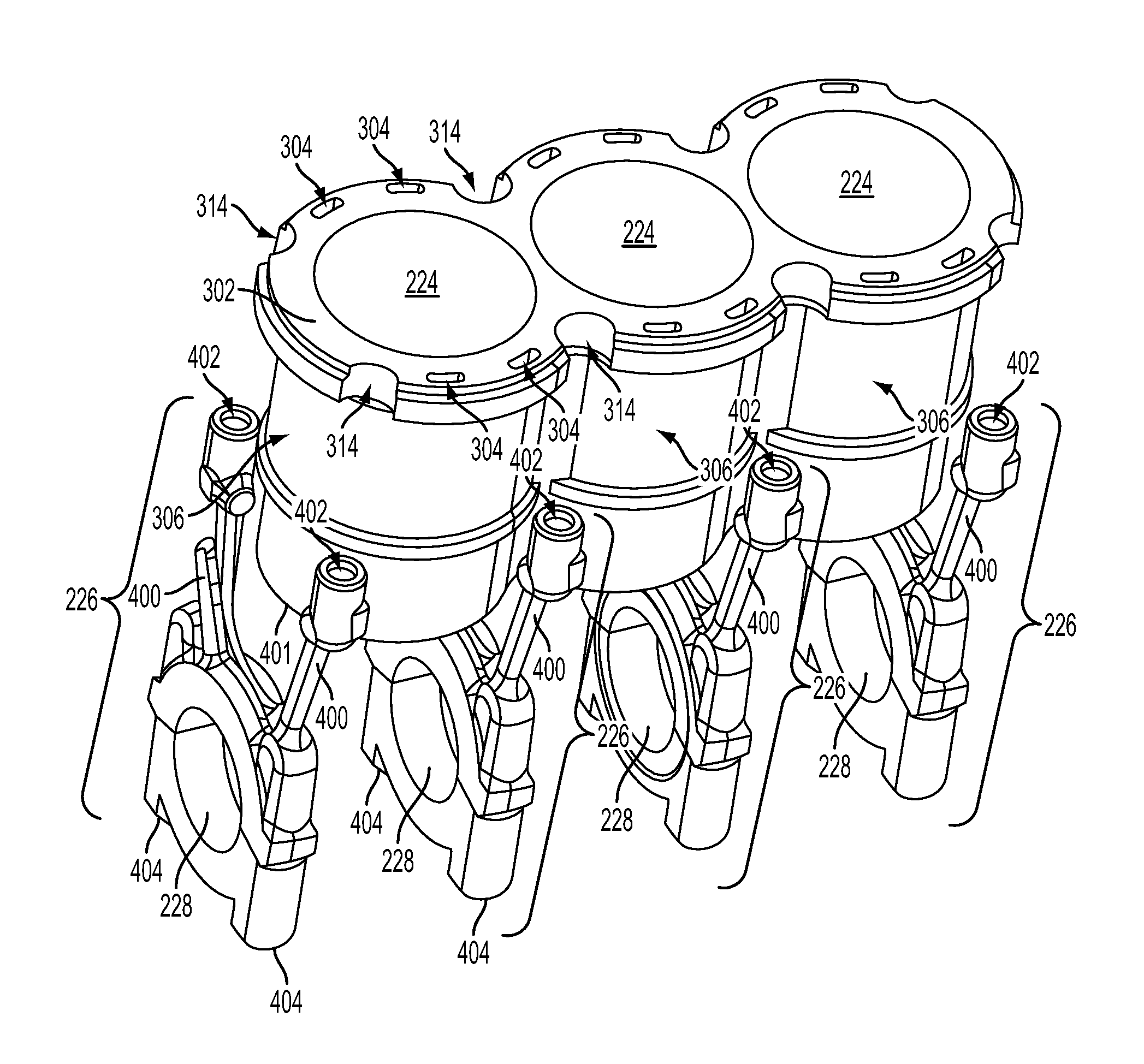 Engine having composite cylinder block