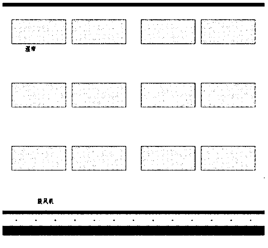 Three-dimensional livestock breeding system for achieving energy conservation, environment protection and bio-safety