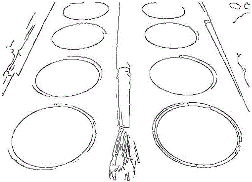 Ellipse rapid detection method based on geometric constraint