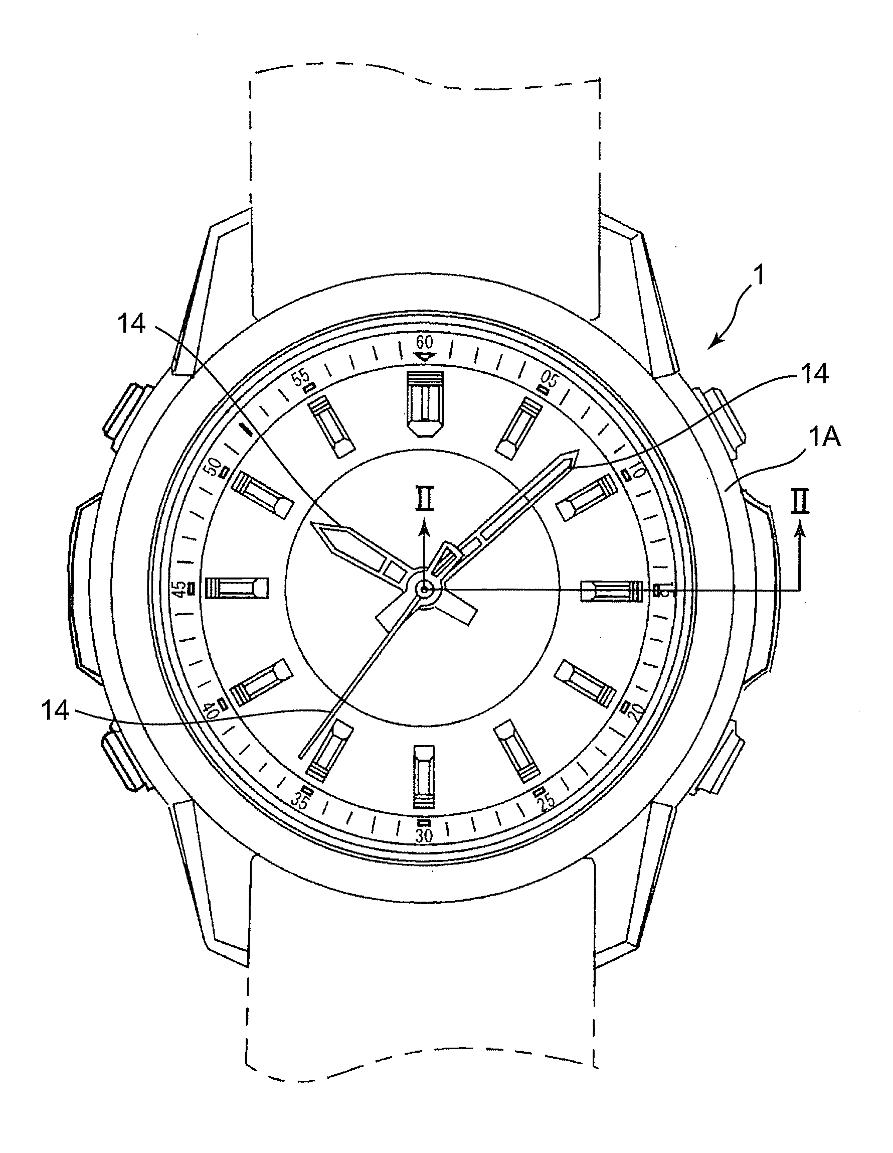 Electronic device and watch