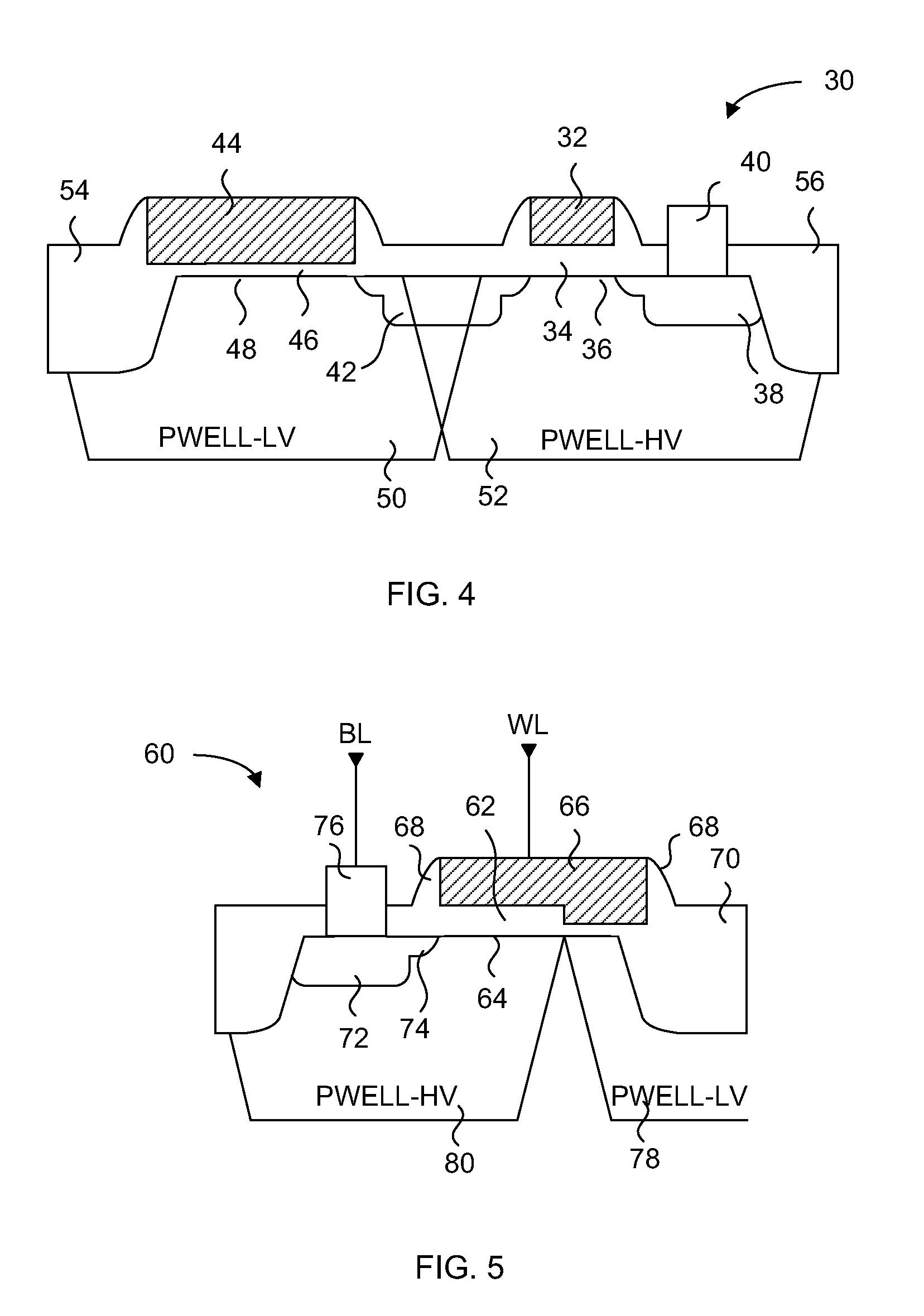 Low VT antifuse device