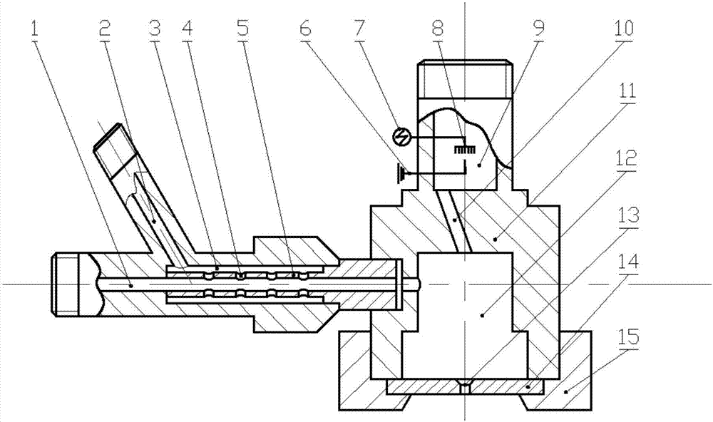 Gas liquid double-fluid electrostatic atomization device