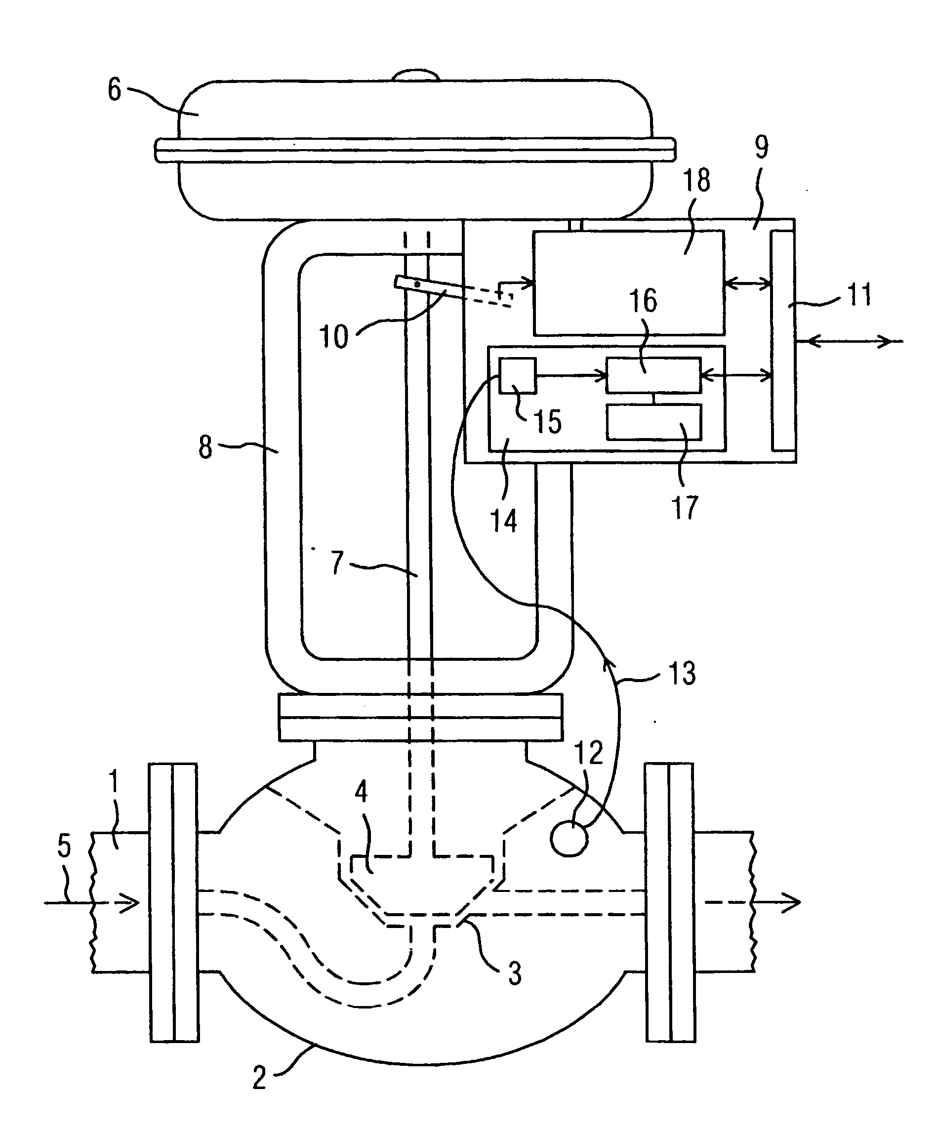 Diagnostic system and method for a valve