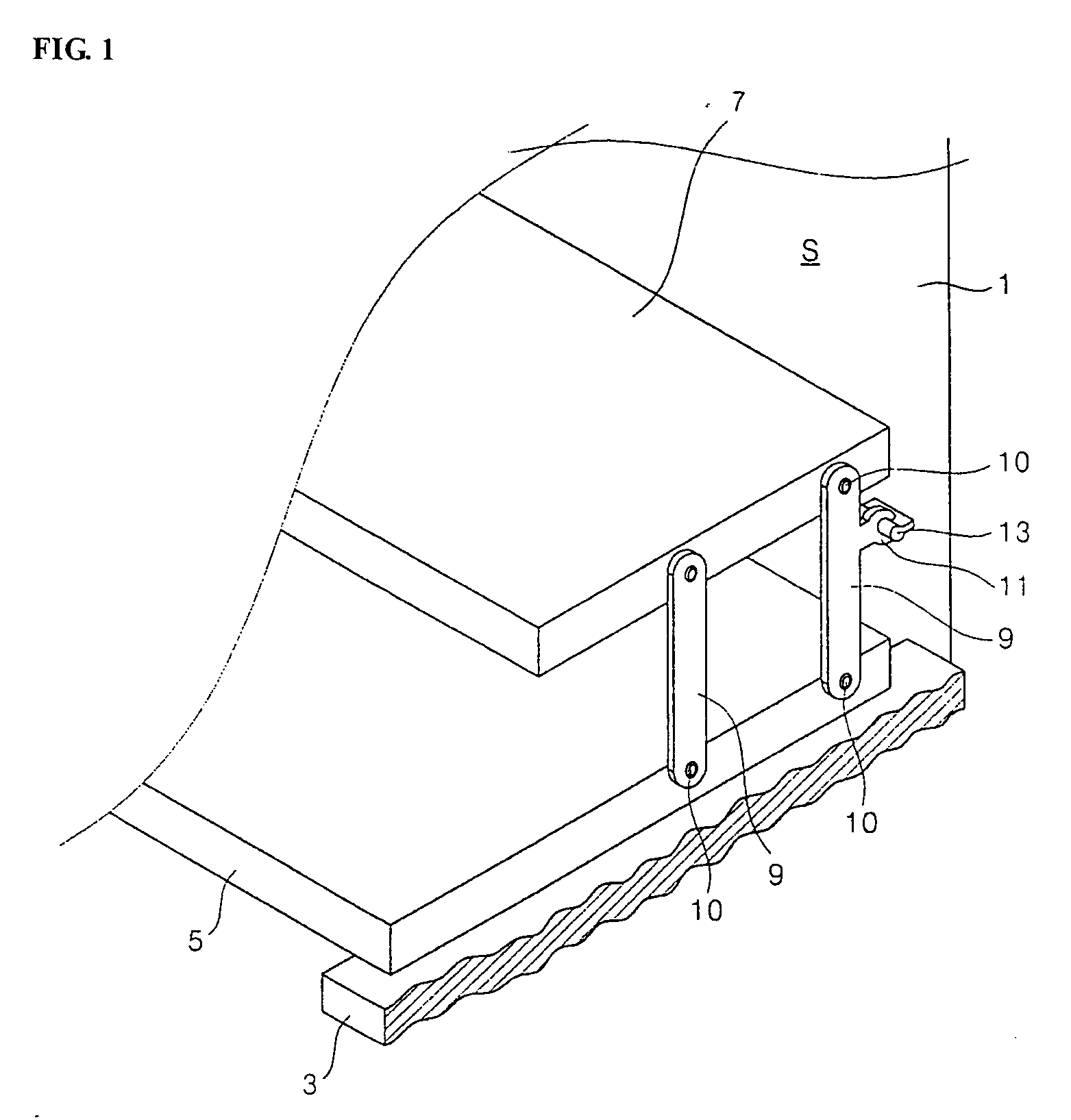 Supplementary shelf assembly for refrigerator