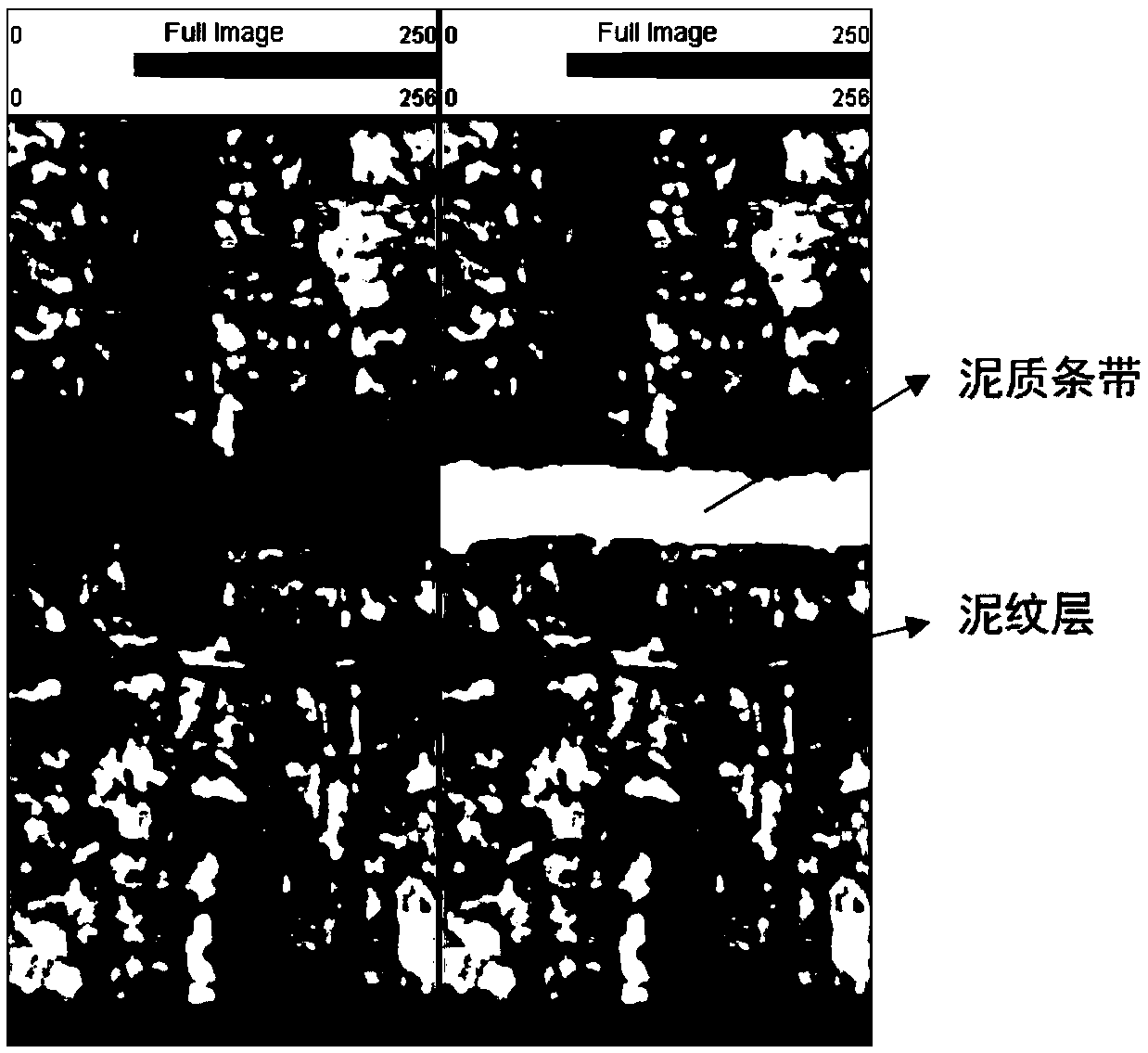 Method and device for automatically extracting image features of electric imaging logging