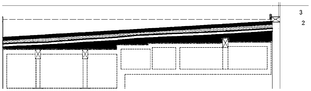 Backfill protective structure and protection method for high voltage electric power pipeline at top of deep foundation pit