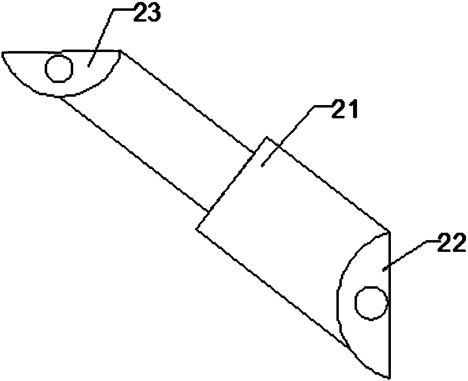 Fertilizer stirring device capable of conveniently discharging fertilizer for gardens