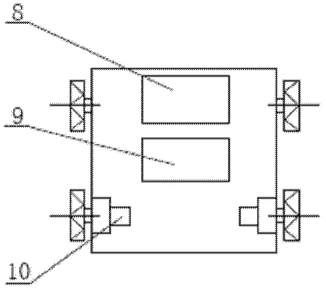 Automatic carrying robot for personal baggage