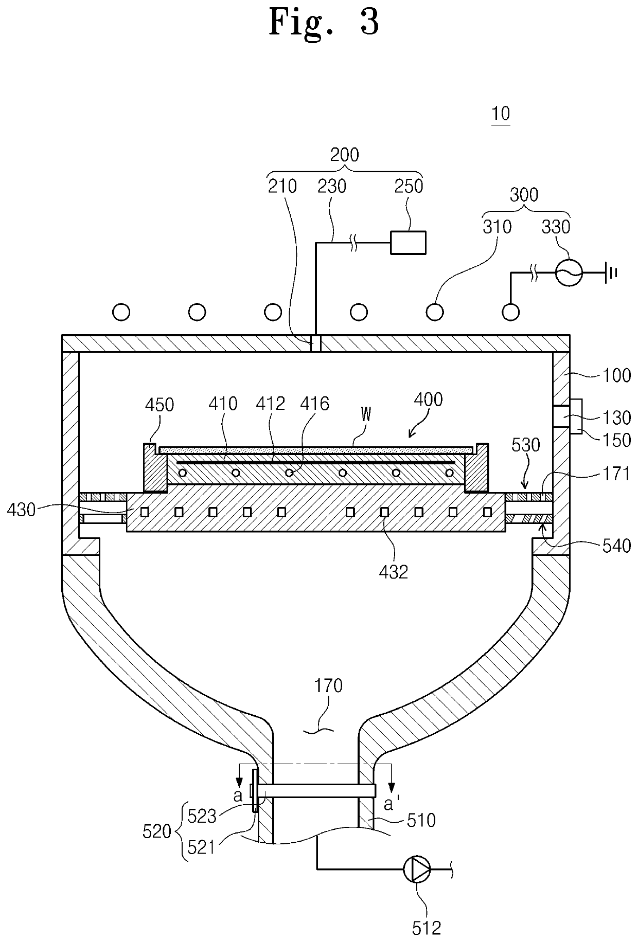 Adjustment plate and apparatus for treating substrate having the same