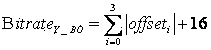 Bit rate estimation method of SAO mode decision applied to encoder of HEVC standard