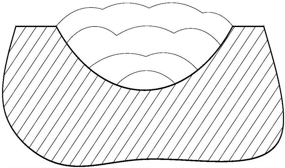 Repair welding method of austenite stainless steel casted nuclear pump shell