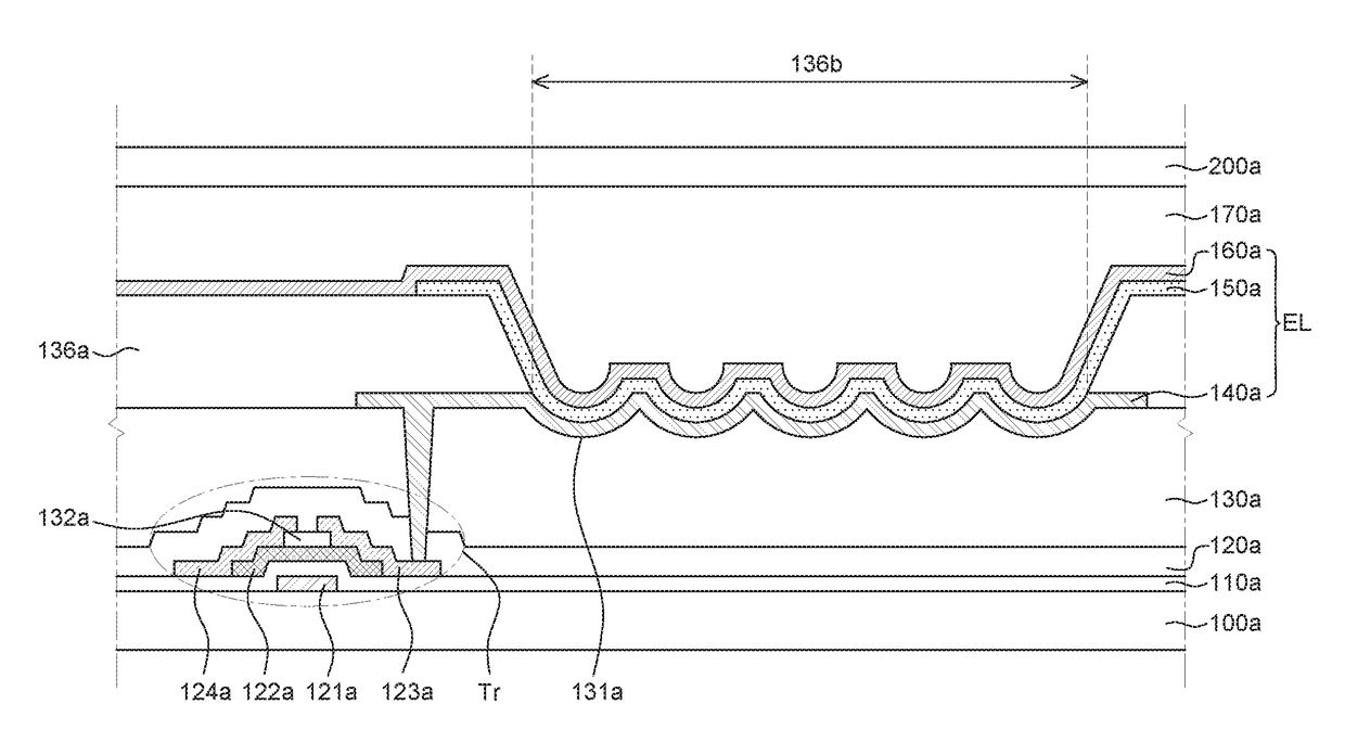 Substrate for organic light emitting display device and organic light emitting display device