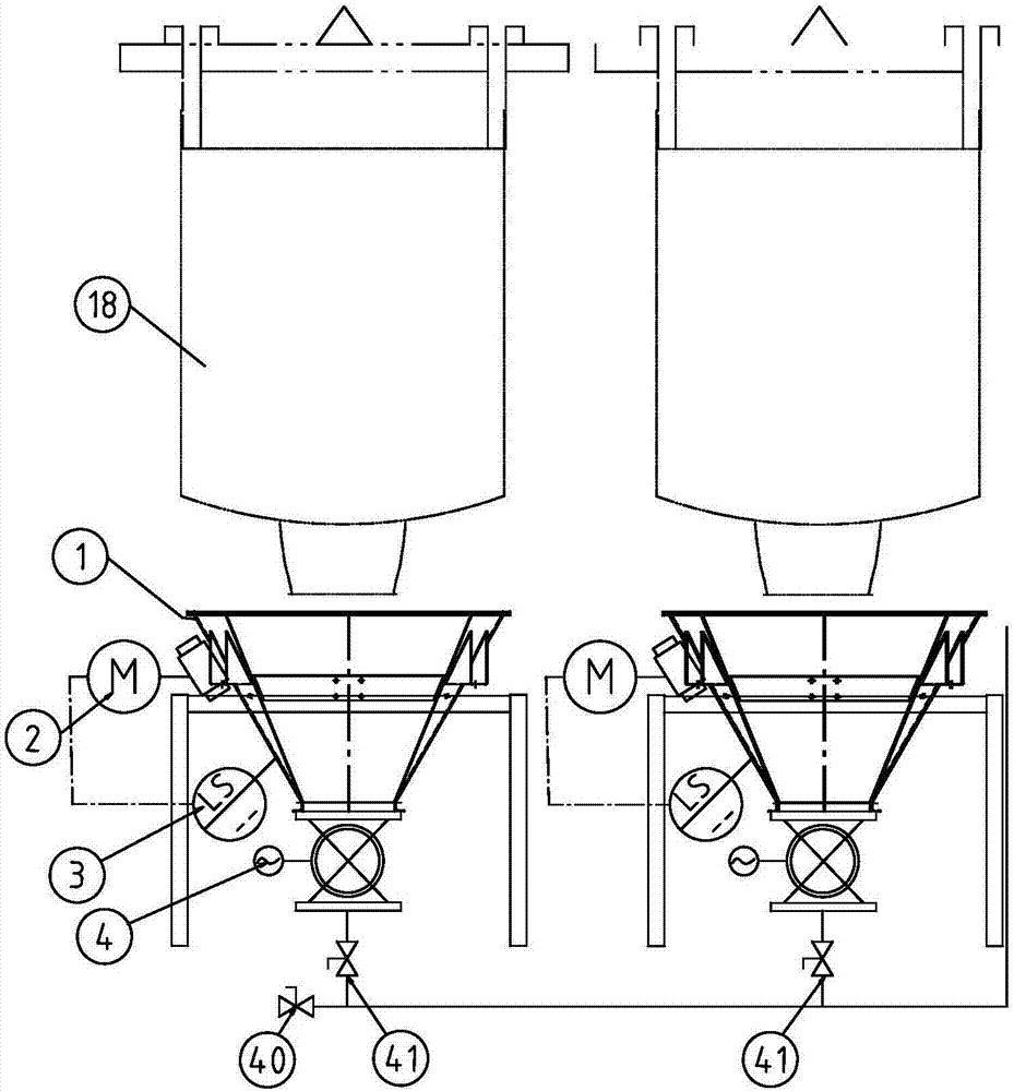 Vacuum sucking and feeding system with back flushing function