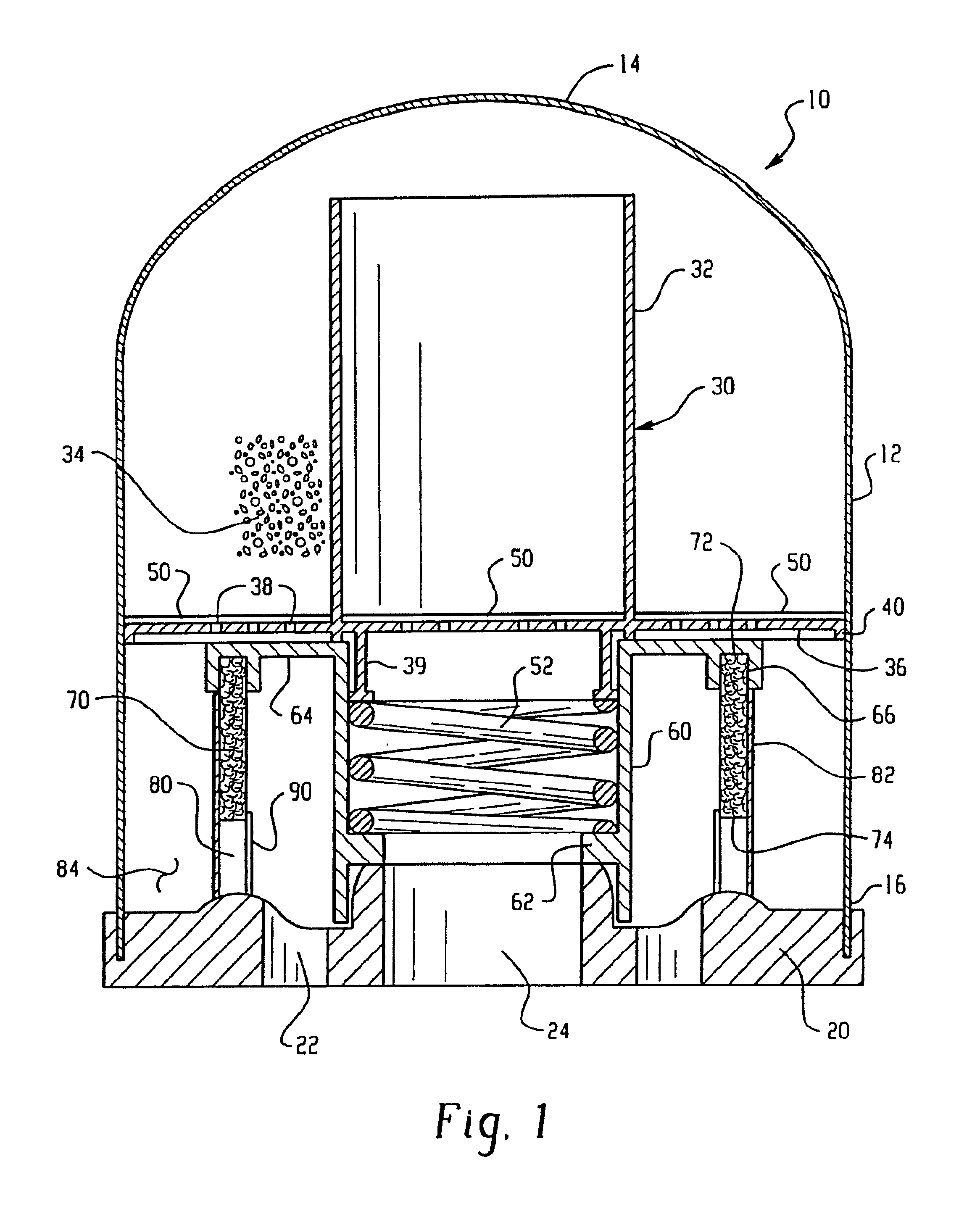 Spin-on desiccant cartridge with integral oil removal filter