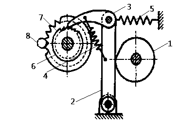 Indexing intermittent drive mechanism for intermittent feeding