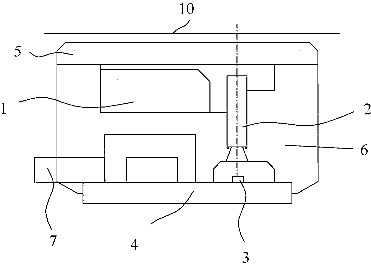 Linear array image sensor and linear array image reading device