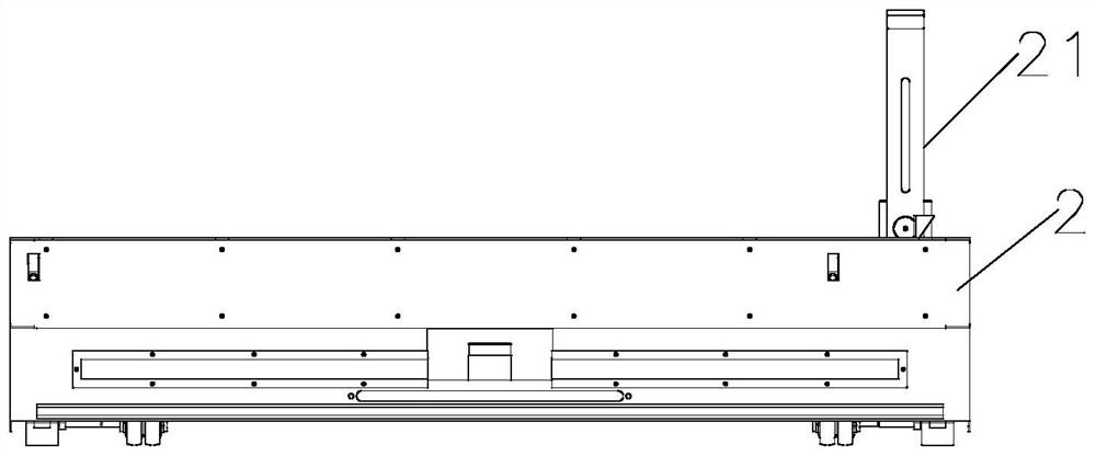 Paint mist treatment system capable of automatically replacing filtering module