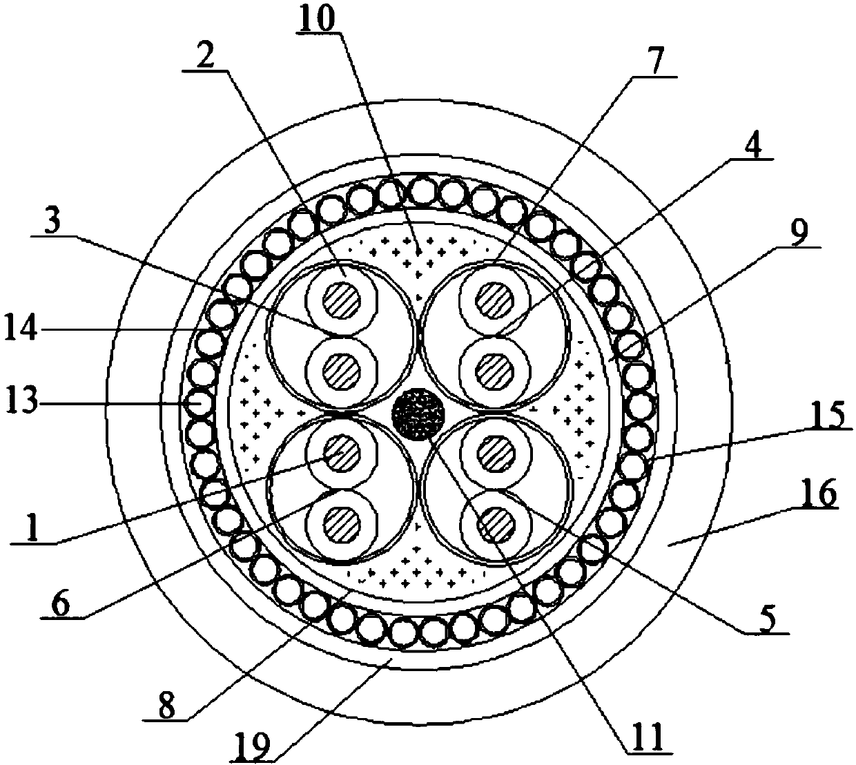 Low friction and high strength flexible cable