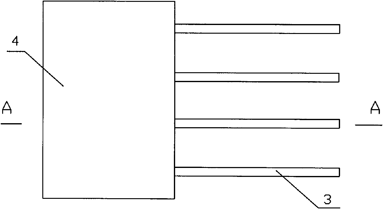 Medium-temperature foil type resistance strain gauge