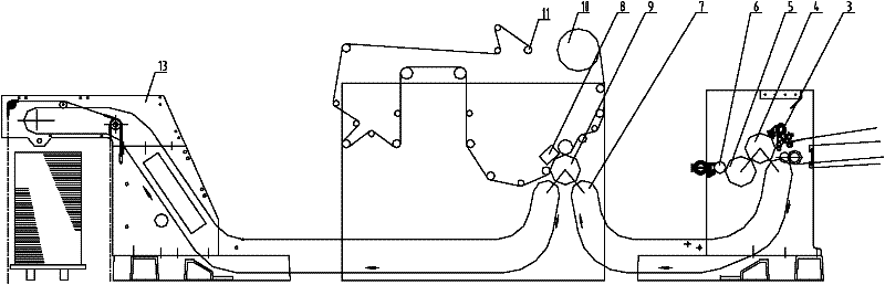 Laser paper transferring machine