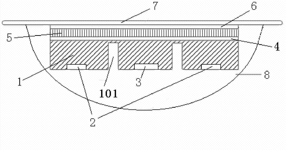 Thermal wind speed sensor encapsulated based on carbon nanotube array