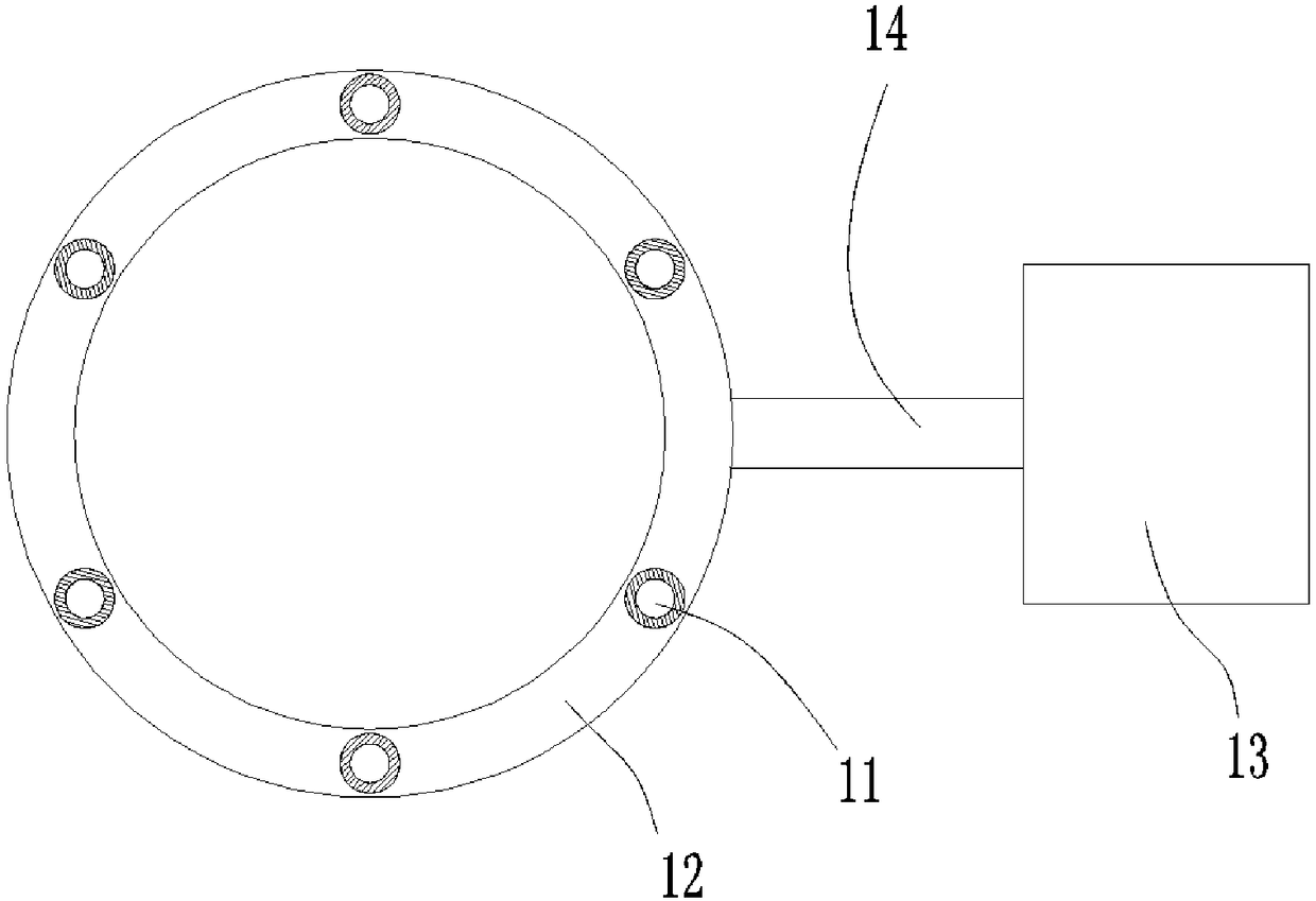 Dye stirring apparatus of fabric printing and dyeing equipment