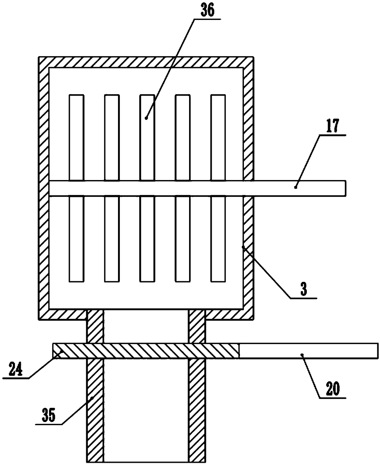 Digging and fertilization integrated device for agricultural corn planting