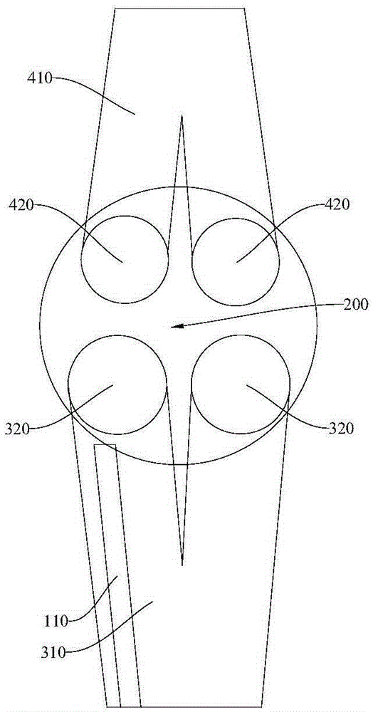 Air supply spraying pipe of engine, air supply device and engine