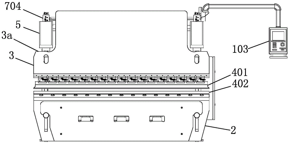 Electro-hydraulic synchronous bending machine and control method thereof