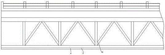 An automatic cleaning and maintenance device with improved service life and used for bridges