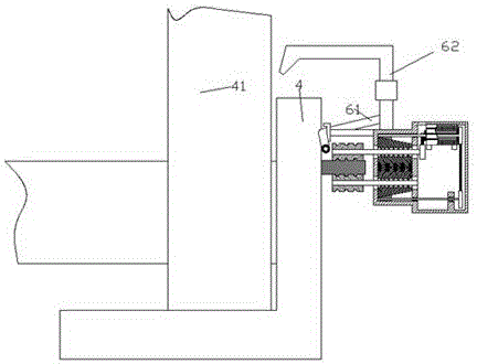 An automatic cleaning and maintenance device with improved service life and used for bridges