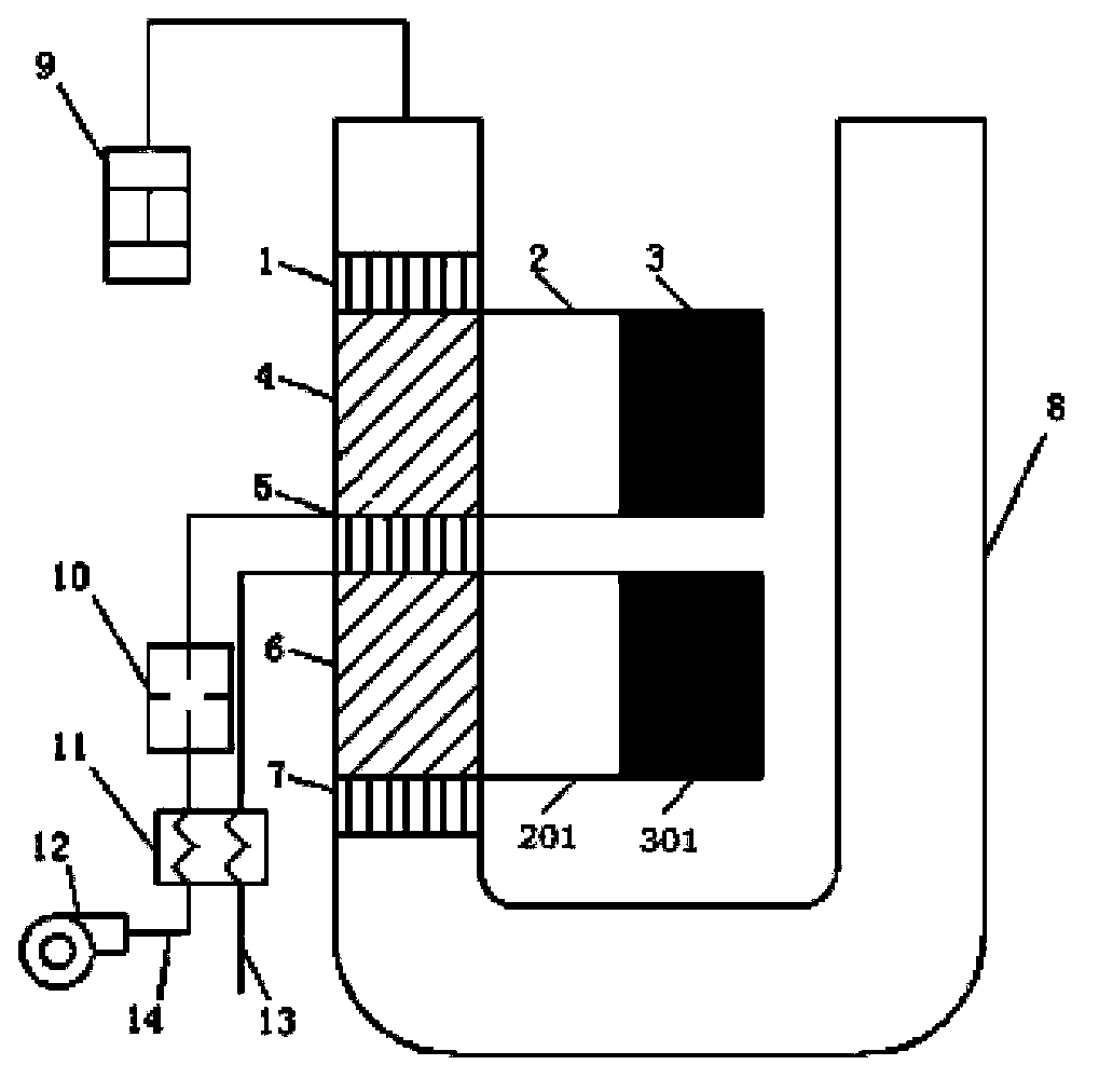 Thermomagnetic power generation system driven by linear compressor