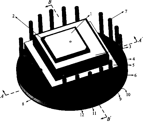 Tri-band satellite navigation antenna for COMPASS, GPS and GLONASS