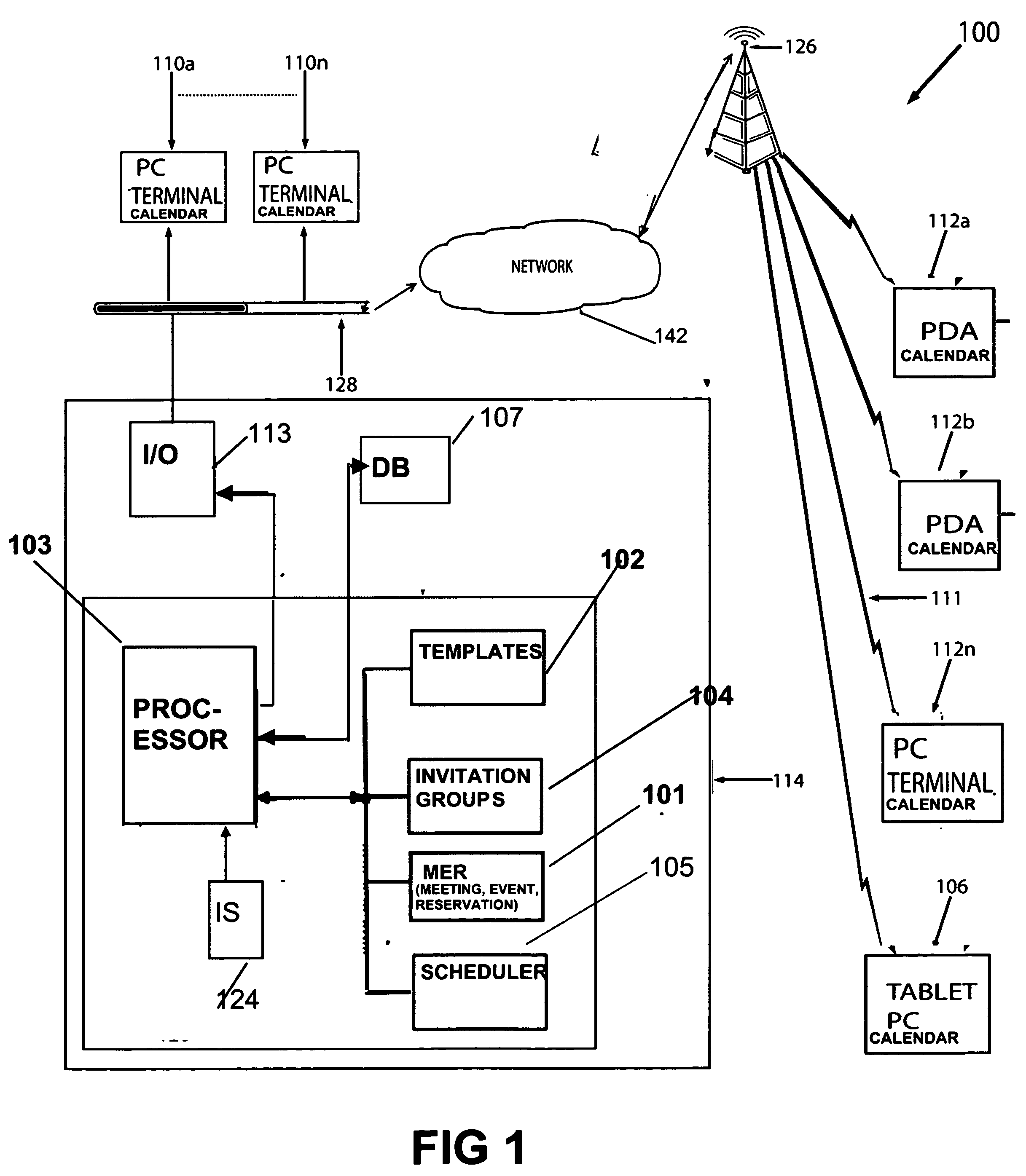 Method and system for an event scheduler