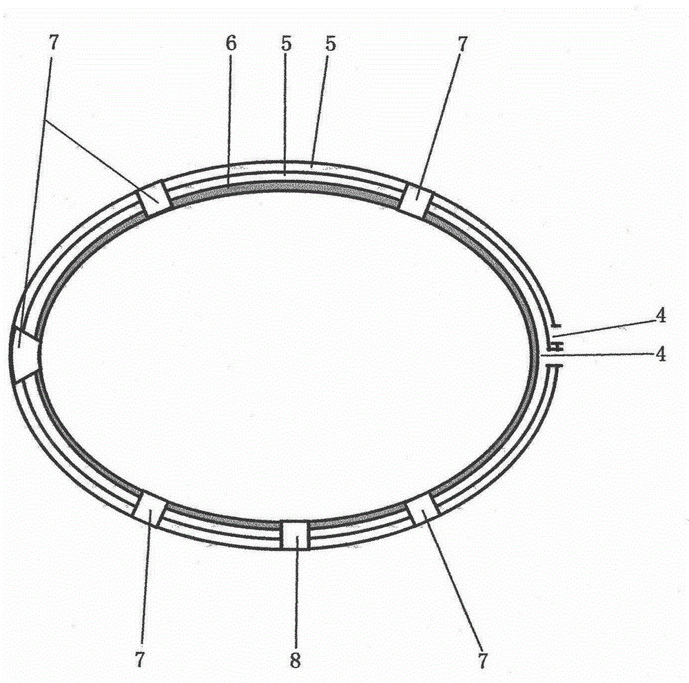 Transporting tool without middle tire ball