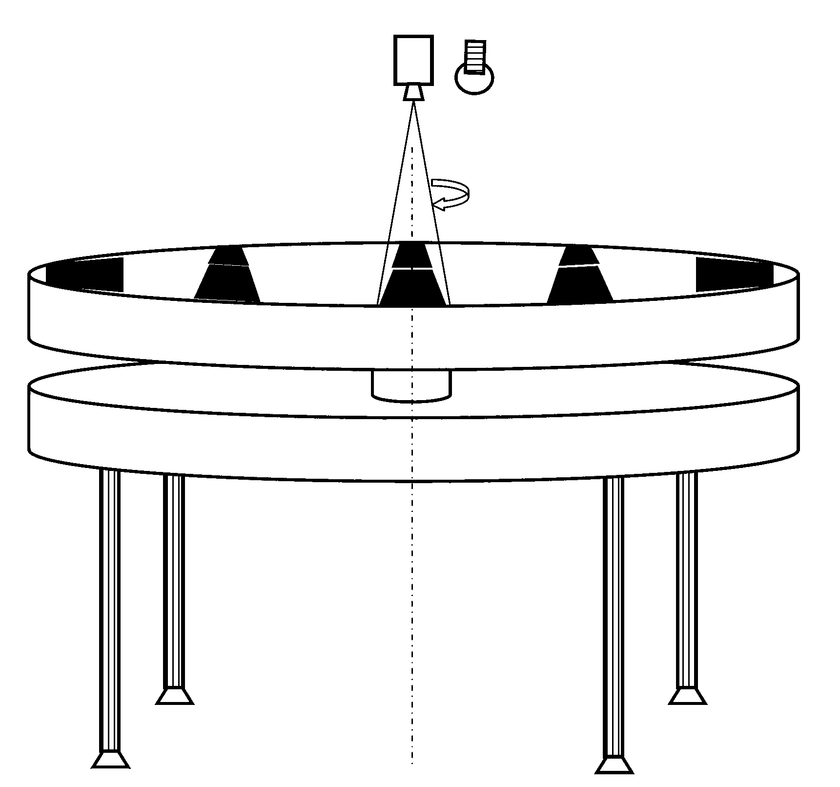 Flow type high-precision and high-speed automatic counting device for particle matters based on machine vision