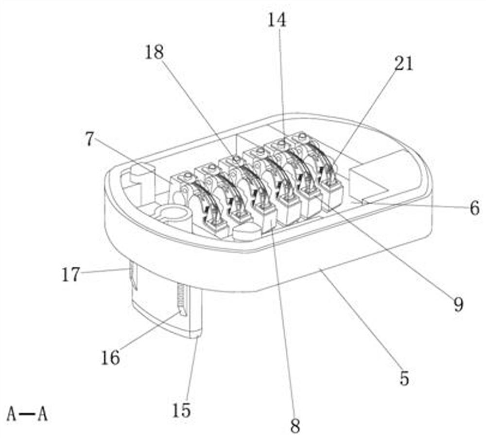 Electric brush for traction motor