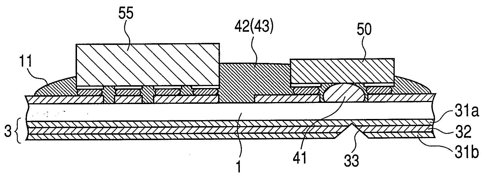 Junction Structure Between Optical Element and Substrate, Optical Transmission/Receiving Module, and Method of Manufacturing the Optical Module