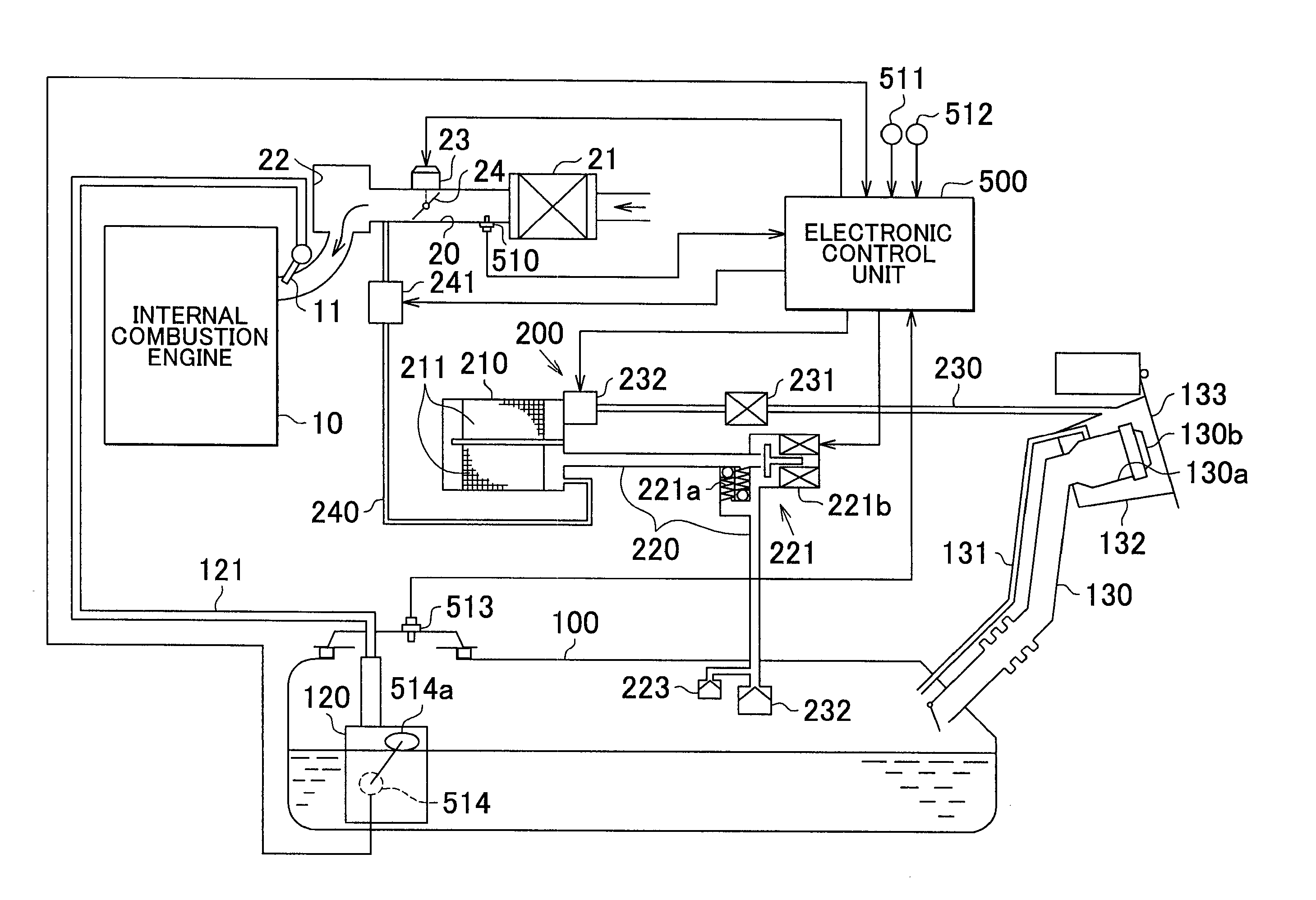 Canister arrangement structure, fuel vapor recovery device, and vehicle equipped with fuel vapor recovery device