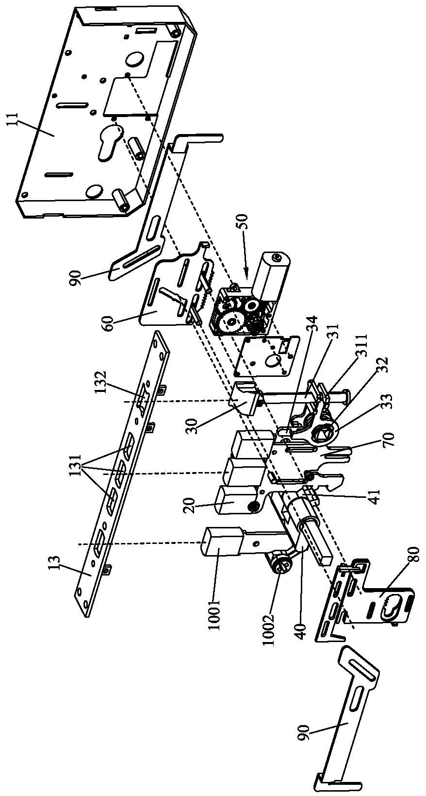 Manual and automatic integration electric lock