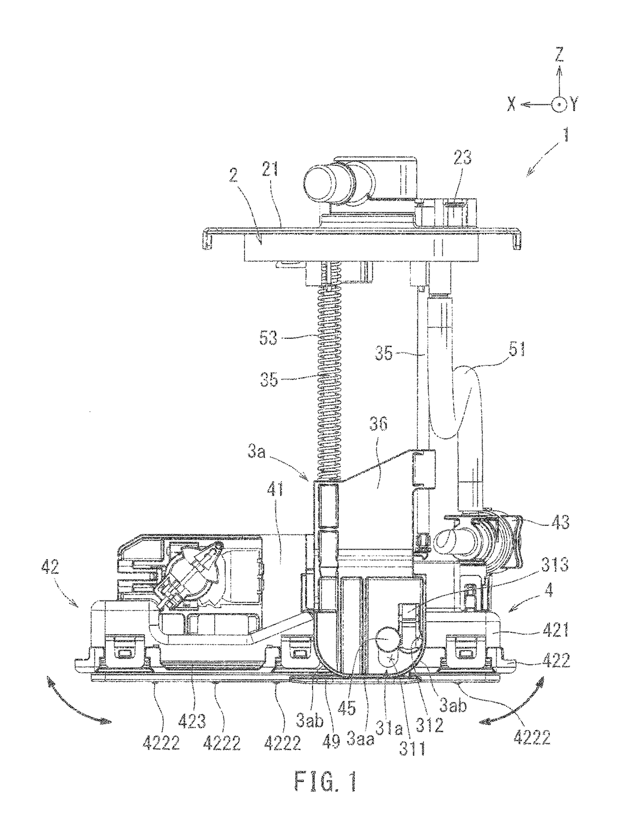 In tank fuel pump mounting arrangement