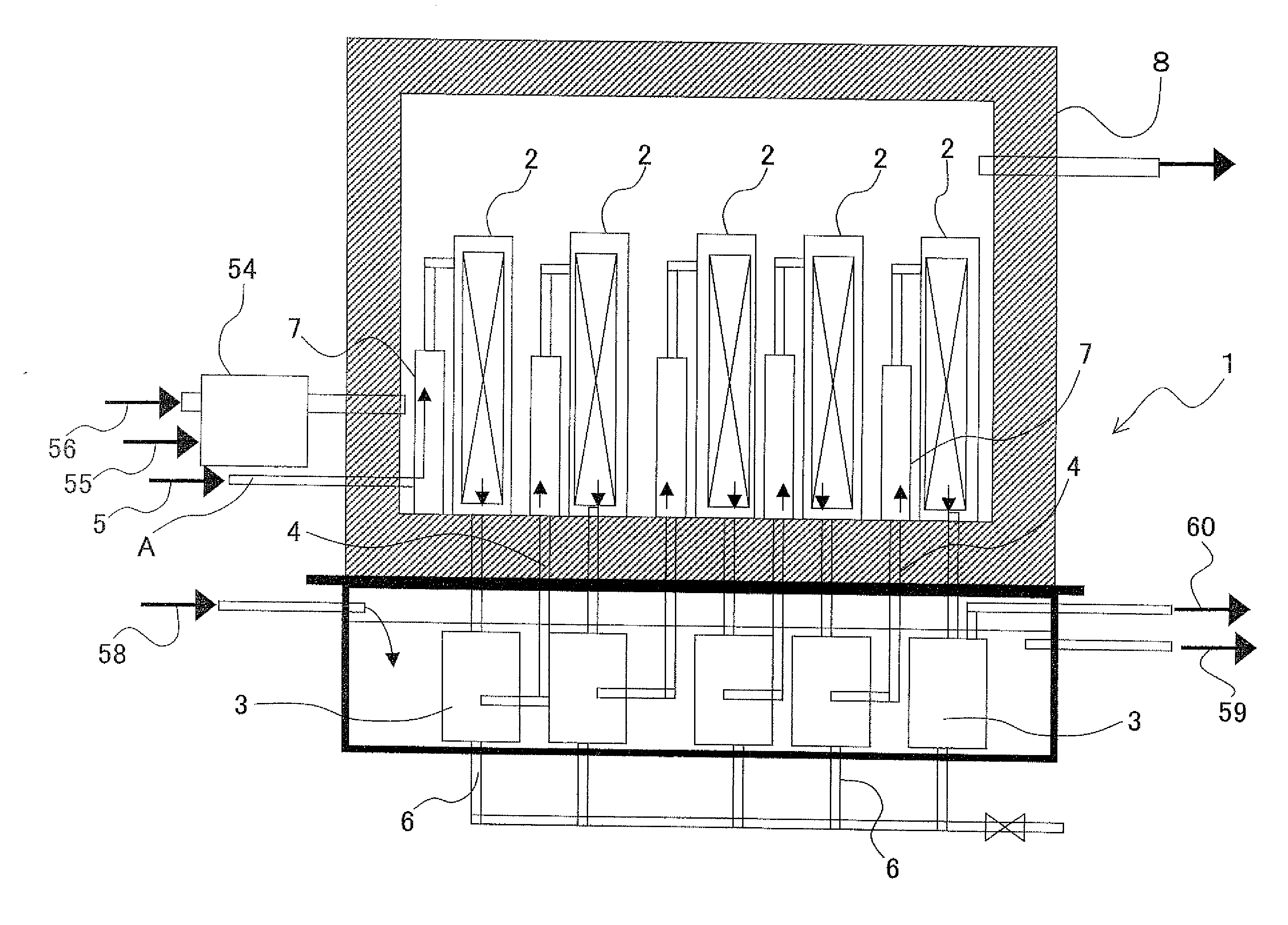 Apparatus and process for production of liquid fuel from biomass