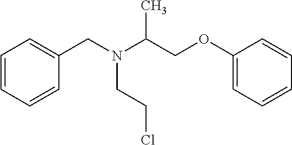 Phenoxybenzamine assay