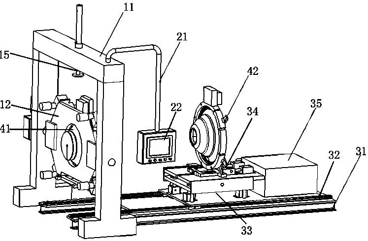 Mounting and demoulding device for epoxy resin cast parts