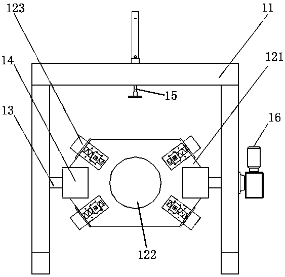 Mounting and demoulding device for epoxy resin cast parts