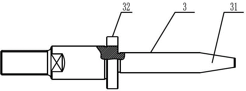 A constant velocity universal joint bell-shaped shell inner support fixture