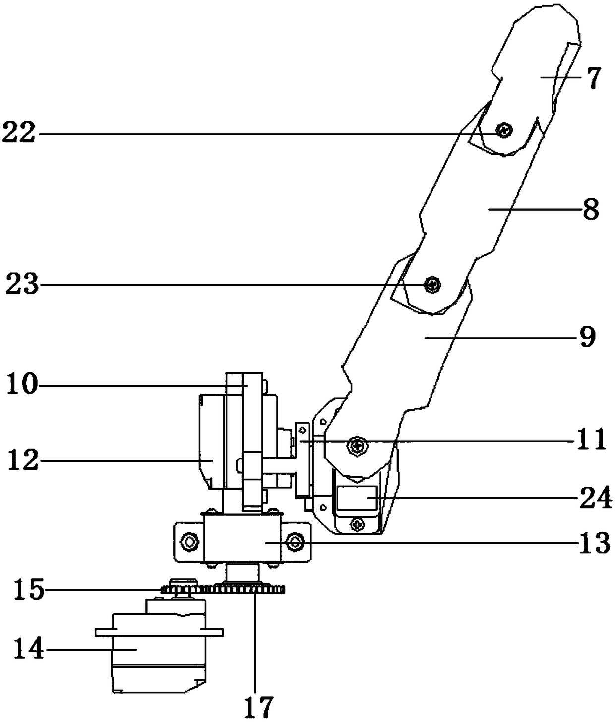 Robot bionic finger