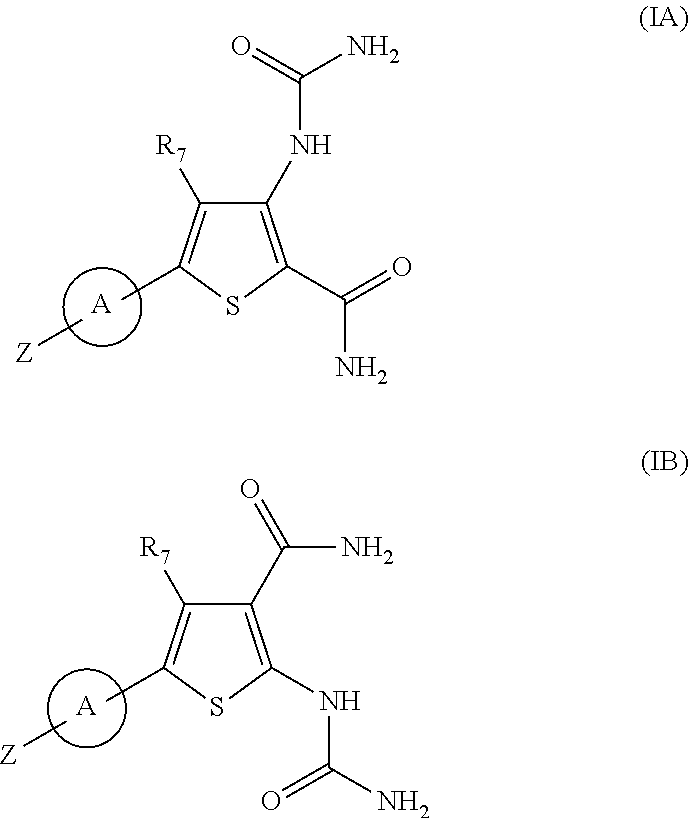 Substituted thiopenecarboxamides as ikk-beta serine-, threonine-protein kinase inhibitors